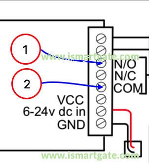 Wiring diagram for GSM I-Gate 20